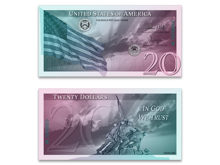 20 Dollar Bill Redesign