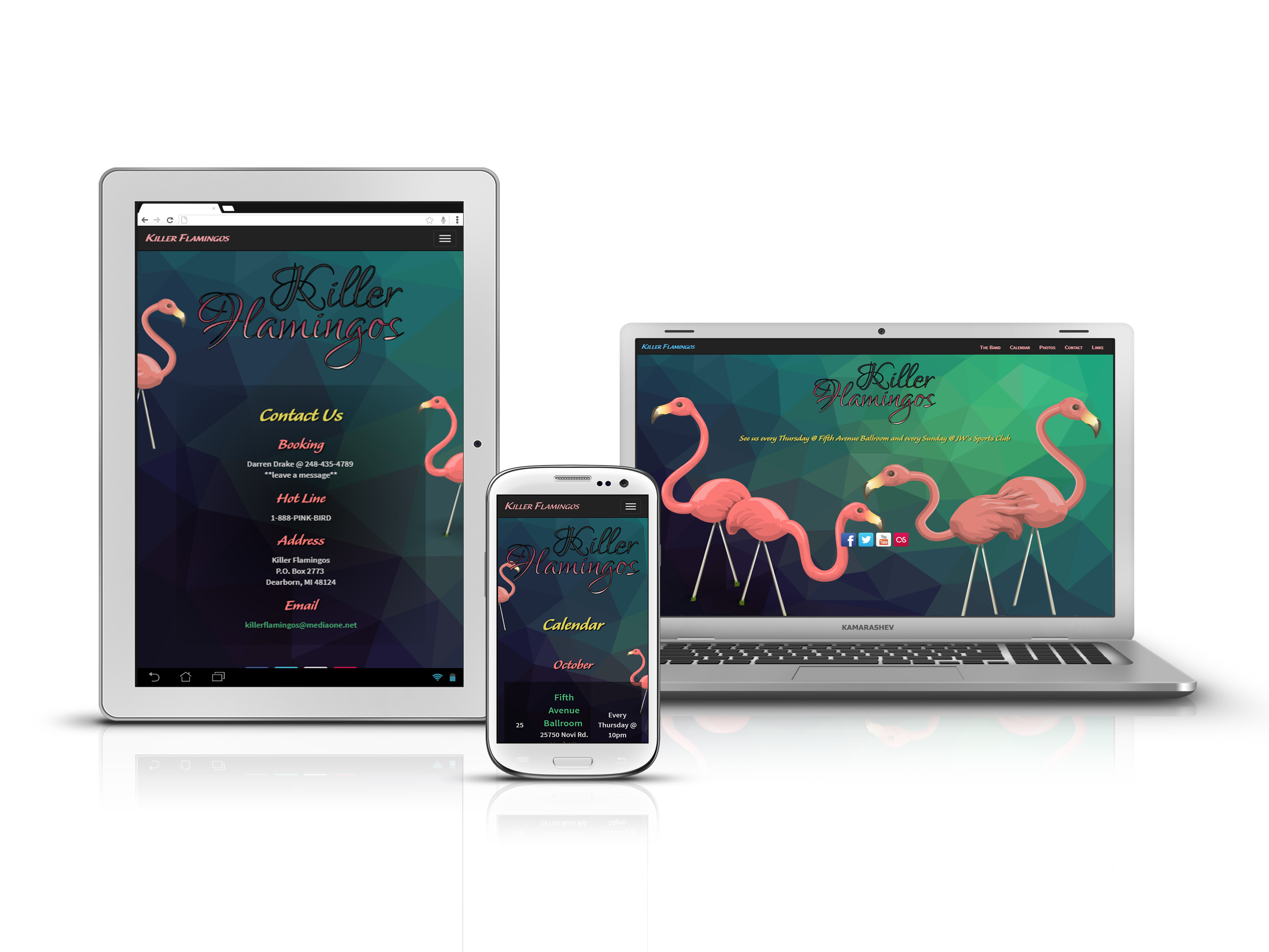 Killer Flamingos Site